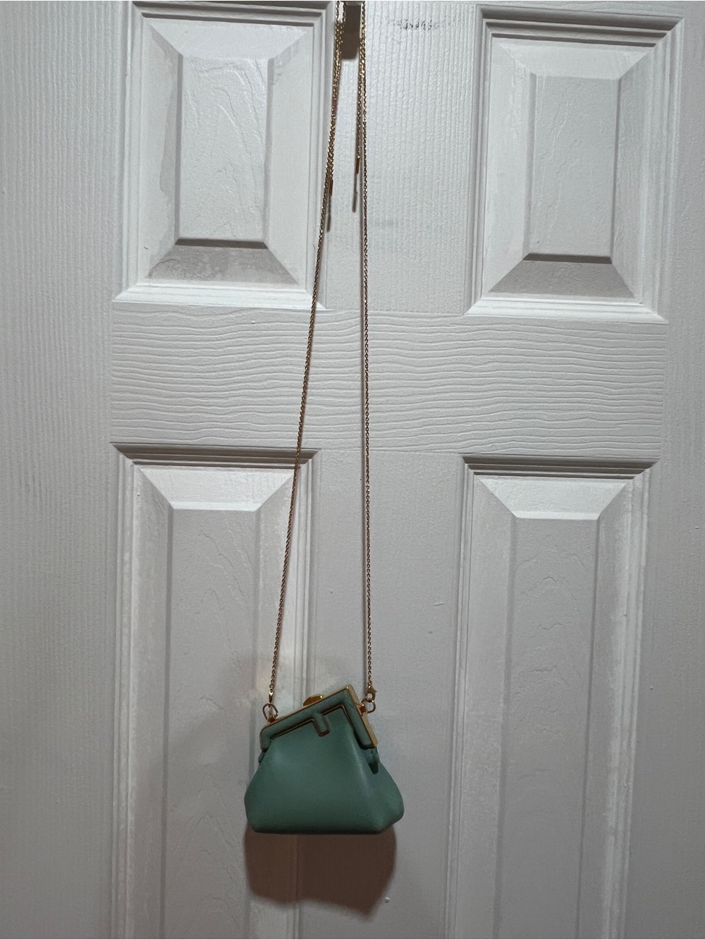 Mini Fendi First Mint Green Bag with Gold Hardware - Picture 4 of 4